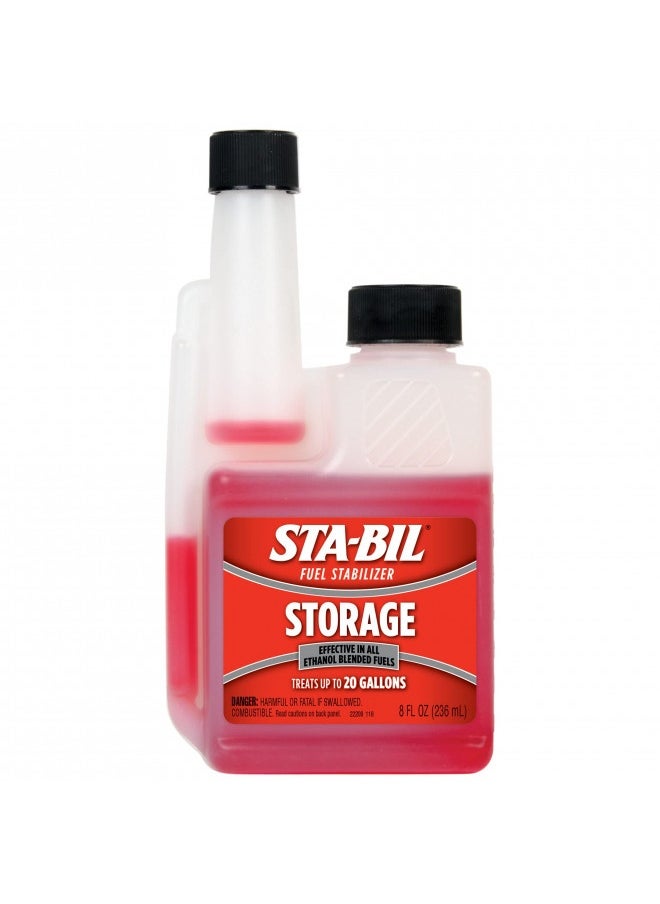 Generic Sta-Bil Storage Fuel Stabilizer - Guaranteed To Keep Fuel Fresh Fuel Up To Two Years - Effective In All Gasoline Including All Ethanol Blended Fuels - For Quick, Easy Starts, 8 Fl. Oz. (22208), Red  - Image 3