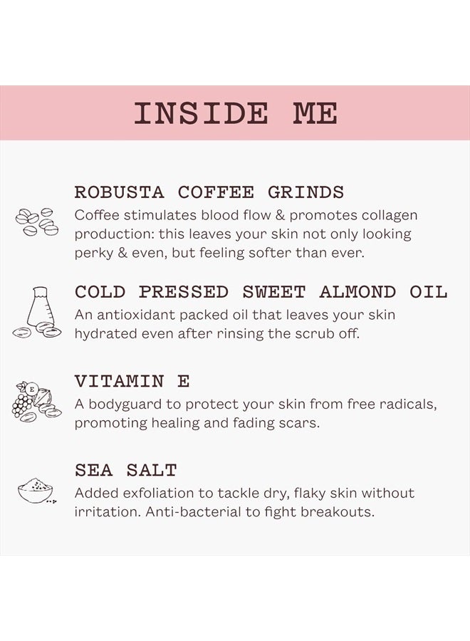 Frank Body Original Coffee Scrub, 7.05oz | Natural & Cruelty Free Exfoliating Body Scrub | Hydrating Vegan Scrub Skin Care For Stretch Marks, Acne, Cellulite | 1ct - Image 4