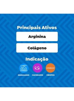 Salon Line Linha SOS Cachos (Arginina) - Ativador de Cachos Reconstrucao 500 Gr - (SOS Curls (Arginine) - Reconstruction Curl Activator Net 17.63 Oz)  - Image 3