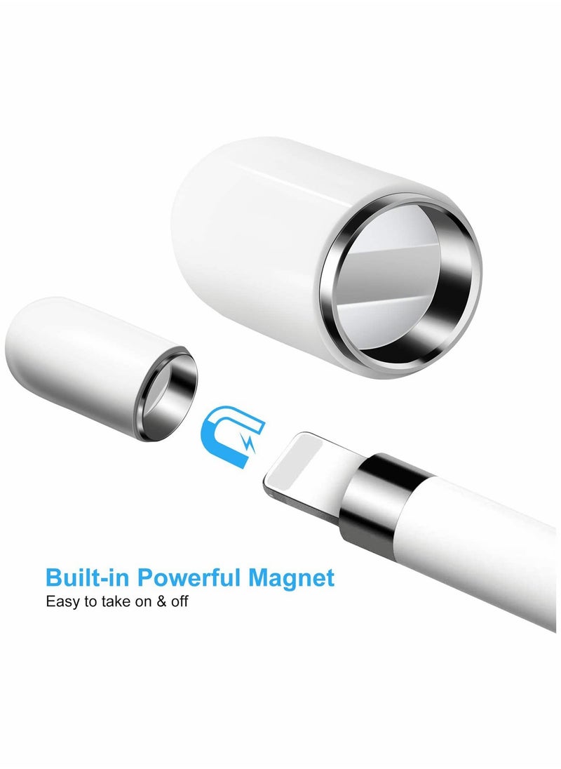 KASTWAVE Magnetic Replacement Caps for Apple Pencil 1st Generation, Stylus Pen Cap Protector Cap Fits for iPad Pro 10.5 inch 12.9 inch 9.7 inch Apple Pencil(2 Pack)  - Image 3