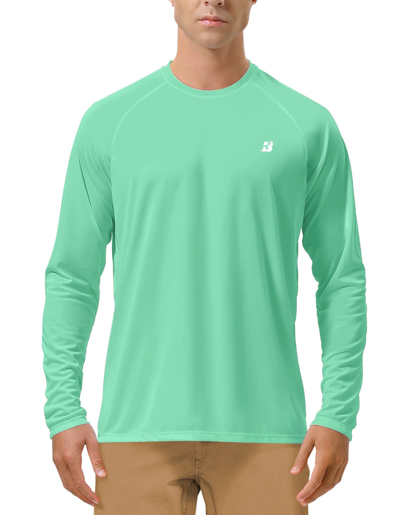 Roadbox Mens UPF 50+ Long Sleeve Rash Guard