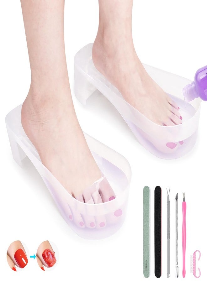 LIONVISON Acetone Nail Soaking Bowl: Toe Soak Off Bowl Manicure Soak Bowl Set - Image 1