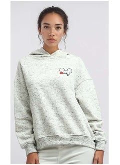 RAVIN Heather Off-White Hoodie Shirt Long Sleeve  - Image 1
