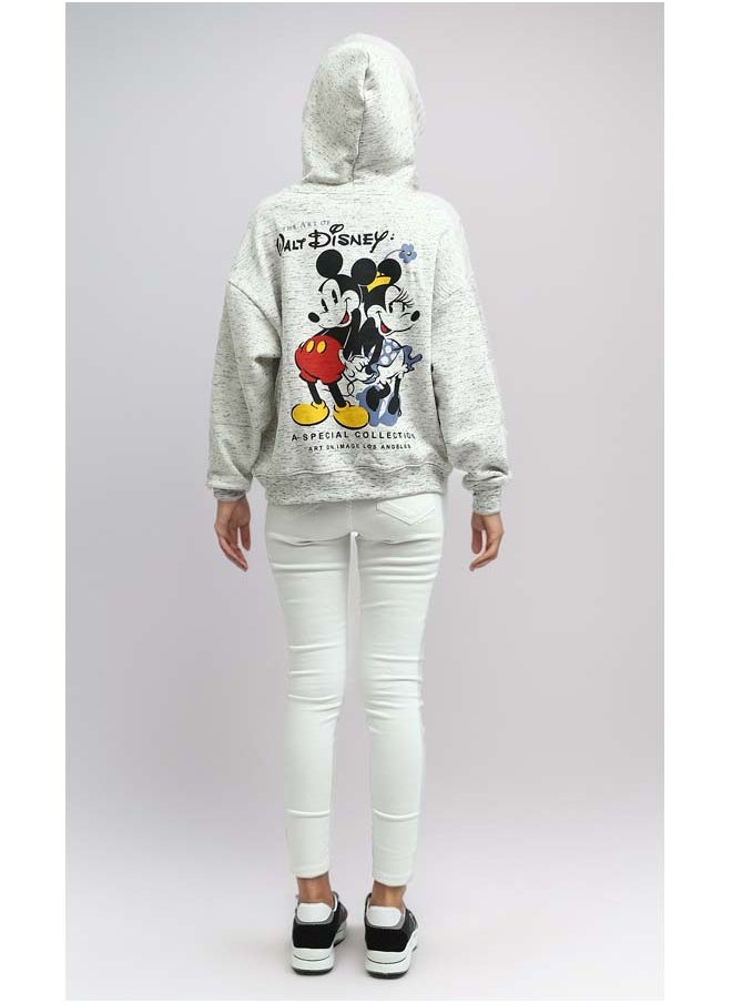 RAVIN Heather Off-White Hoodie Shirt Long Sleeve  - Image 5