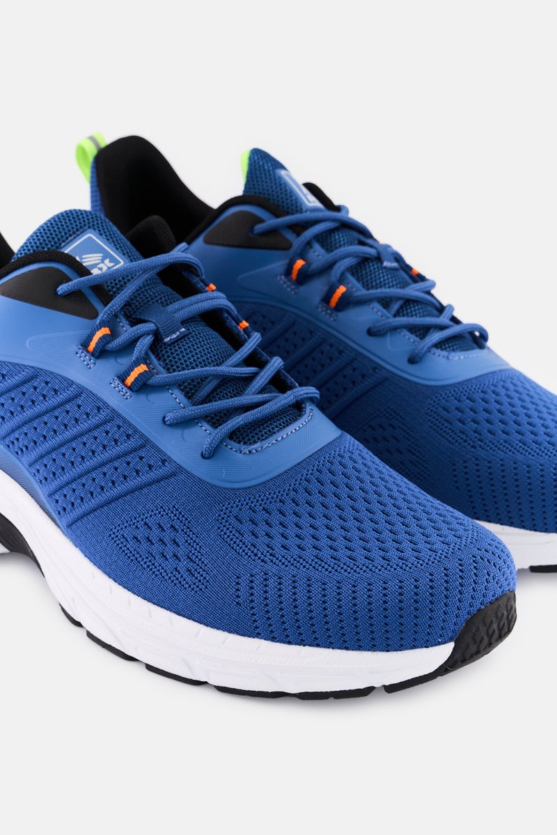 RBX Men Lace Up Running Shoes, Blue  - Image 2