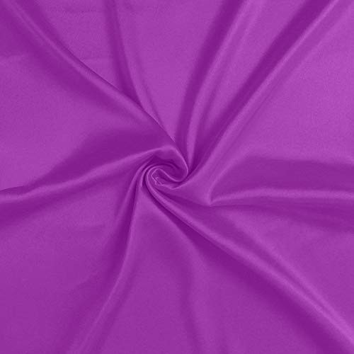 Oussum Satin Pillow case Soft & Comfortable Silk Pillowcase Solid Pillow Cover Single Pcs with Free Scrunchie (Vivid Viola, Regular Size (18"x27") - Image 4