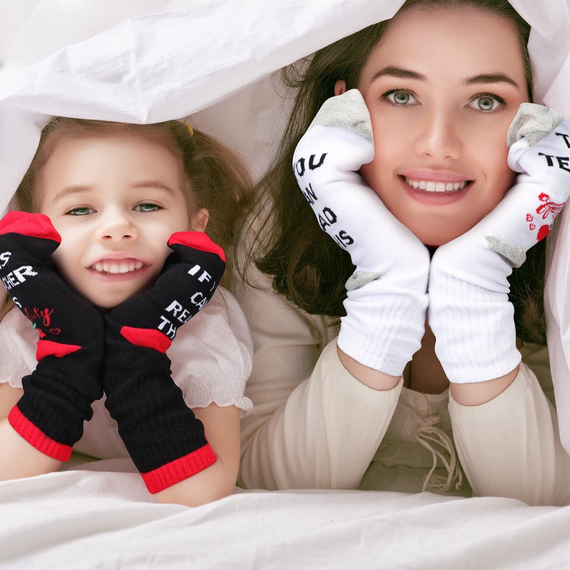 Vicenpal 8 Pairs Funny Teacher Socks Appreciation Gifts for Women Men If You Can Read This Teacher Is off Duty Unisex Crew Socks for Thanks Graduation Birthday Party Christmas Socks Gifts - Image 5