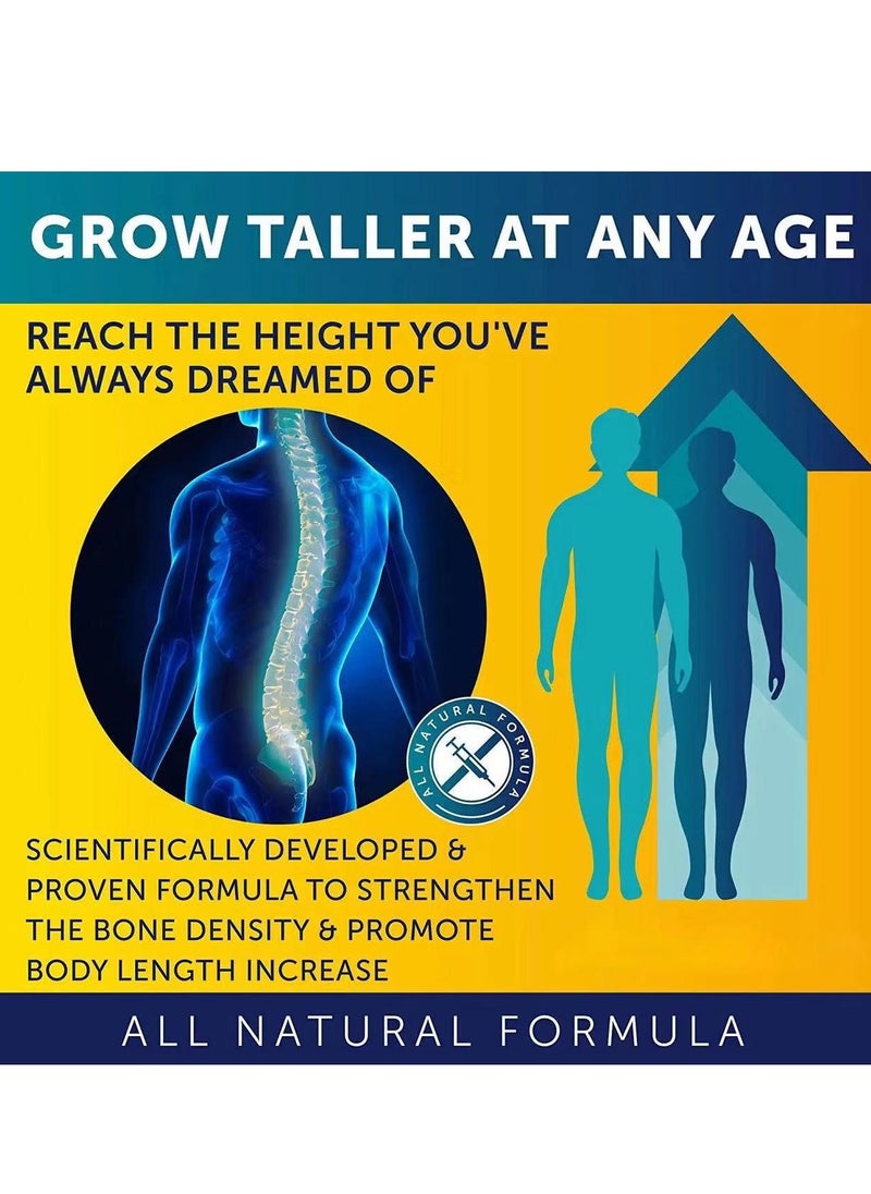 AS SEEN ON TV - Height Growth Capsules, Safe And Effective Height Increase Gummies Vitamins, Organic Ingredients Grow Tall Dietary Growth Supplement, For Teens, Kids, Adults - Image 1
