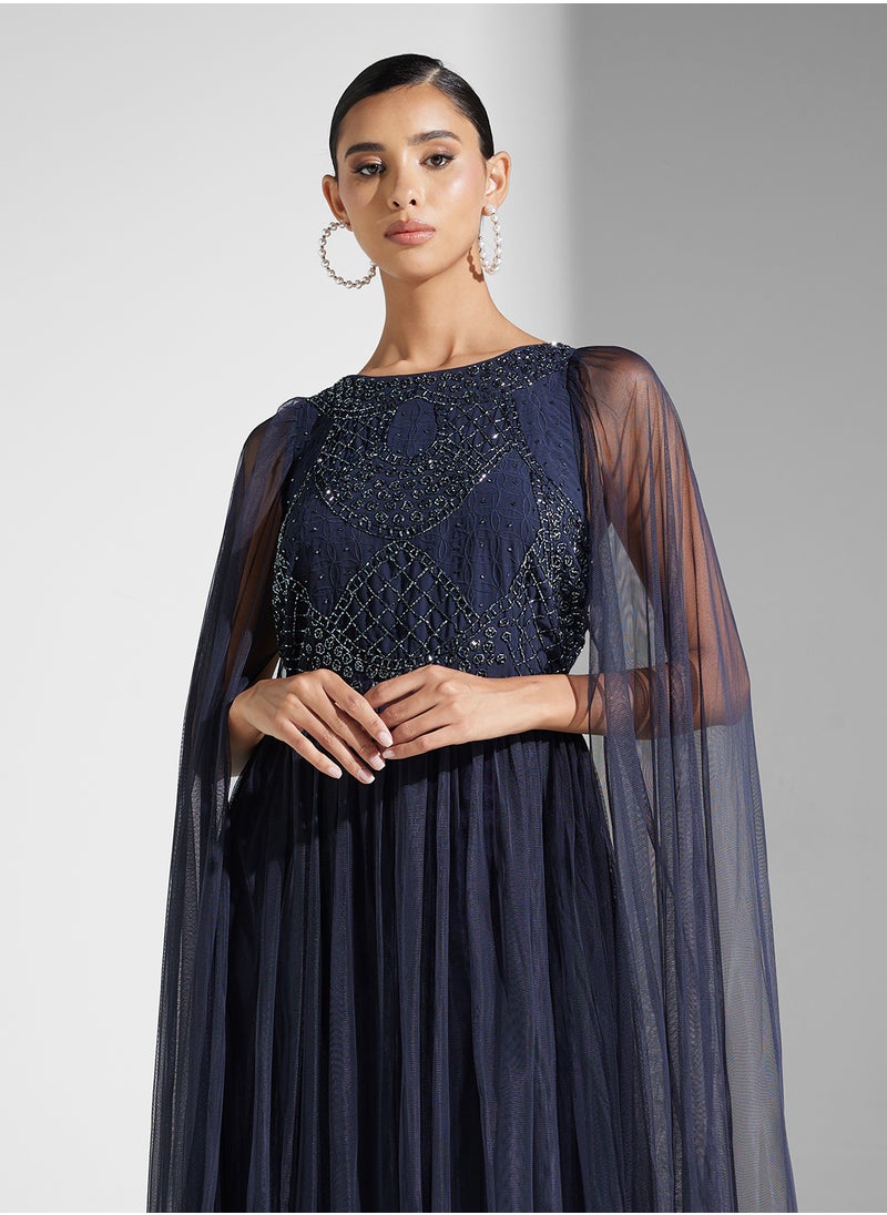 Amelia Rose Embellished Dress  - Image 3