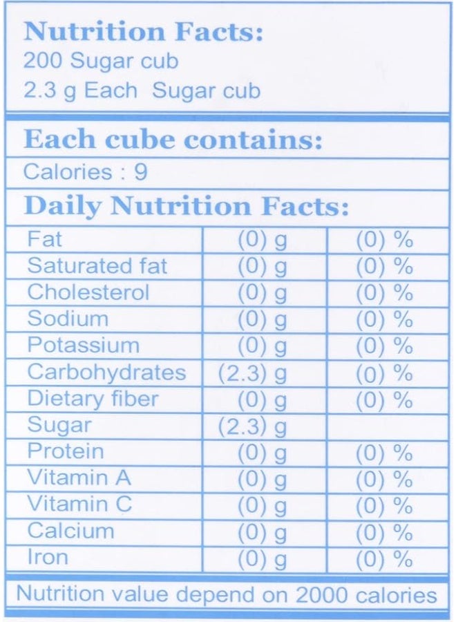 Dazaz Sugar White Sugar Cubes, 500g - Pack of 1 - Image 3