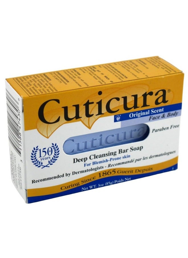 Huieter Cuticura Original Soap Bar 3oz Box (3 Pack)  - Image 1