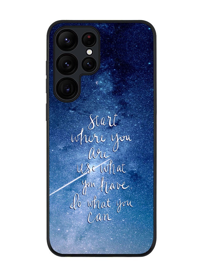 Stylizedd حافظة سوداء متينة لهاتف سامسونج جالاكسي S23 ألترا 5G، حافظة رفيعة، حواف مطاطية مرنة، مضادة للسقوط، غلاف TPU جل رقيق - ابدأ الاستخدام الآن - Image 1