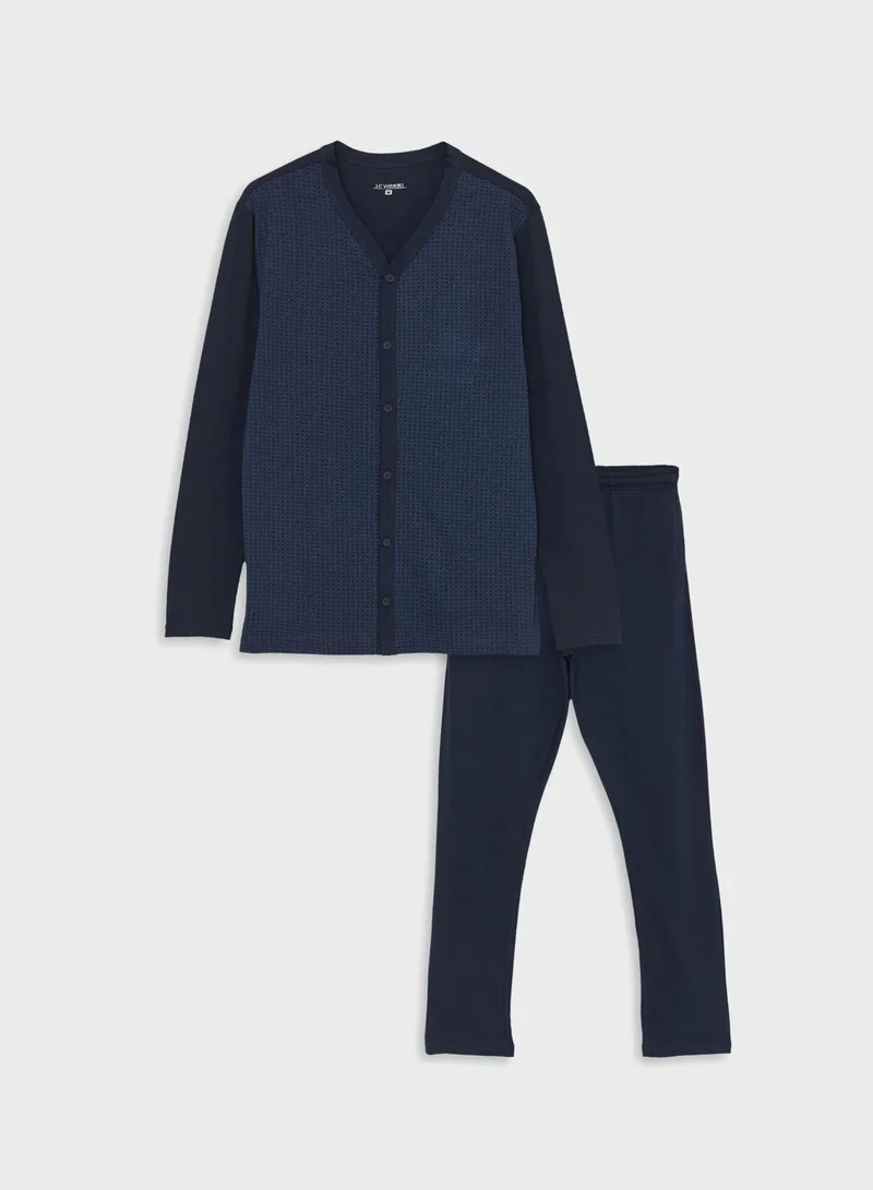 LC WAIKIKI Essential Regular Fit Pyjama Set