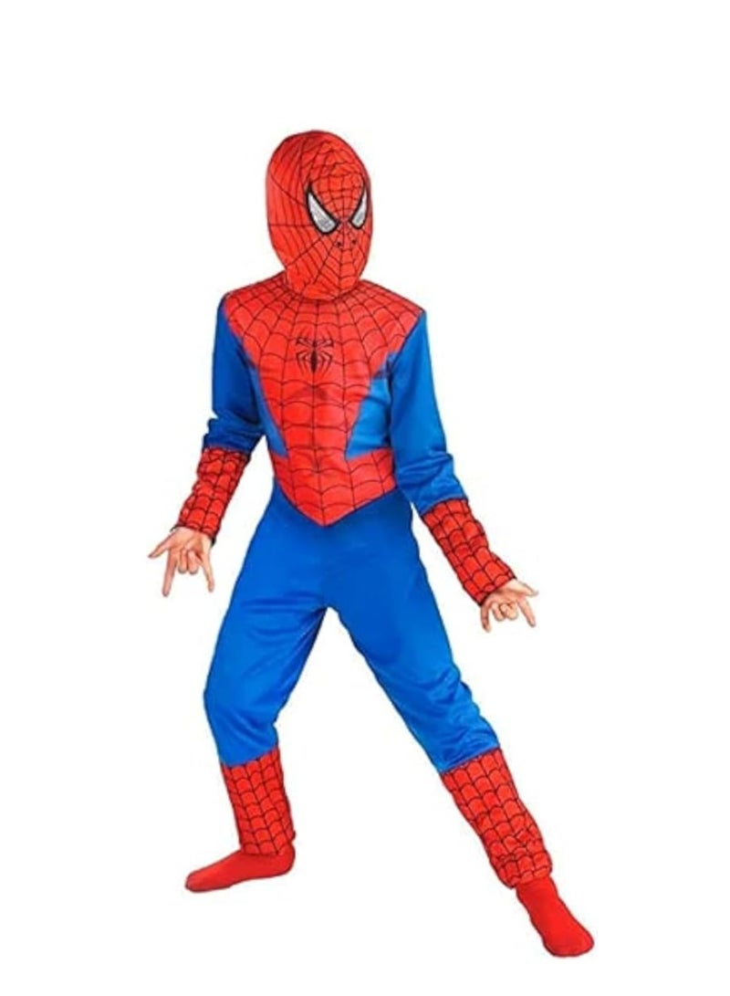 DeloPik Spiderman Costume, an Ultimate Superhero Dress with Polyester Material for Kids 4-5 years - Image 1
