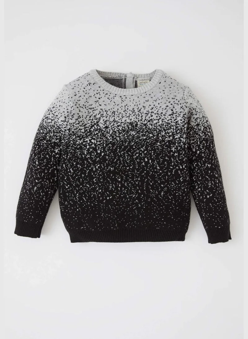DeFacto BabyBoy Regular Fit Bike Neck Long Sleeve Tricot Pullover