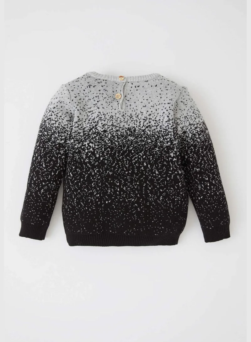 DeFacto BabyBoy Regular Fit Bike Neck Long Sleeve Tricot Pullover