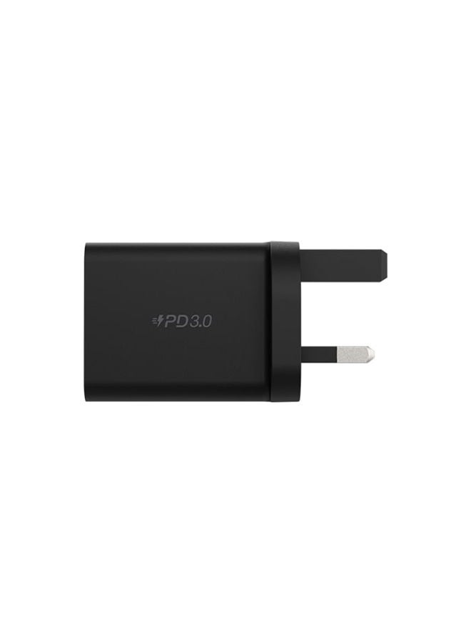 MOMAX Mini Wall Charger 30W PD Port - Black - Image 4