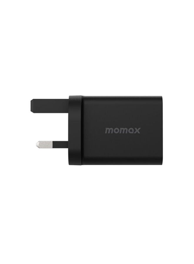 MOMAX Mini Wall Charger 30W PD Port - Black - Image 5