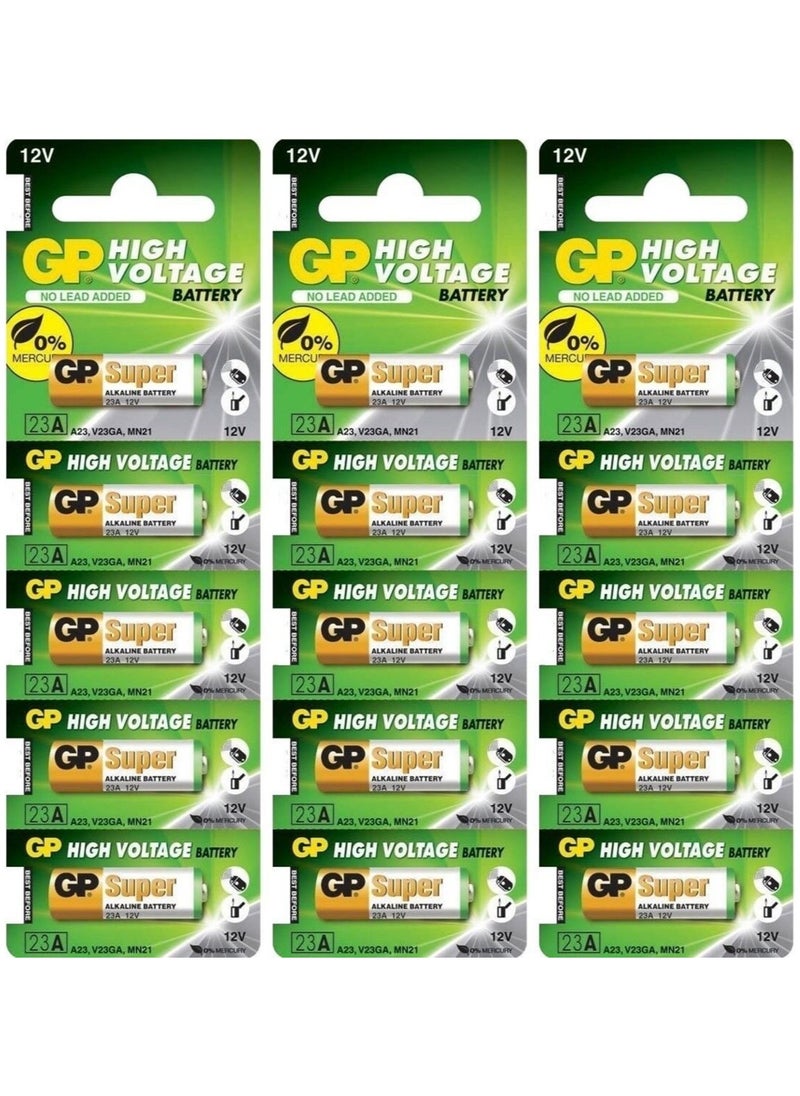 15-Pieces GP Super 23A High Voltage 12V Alkaline Batteries - pzsku/Z897A09FCD53AC753D715Z/45/_/1707834724/4e7bf893-387f-4e07-afc3-02d051ea72bc