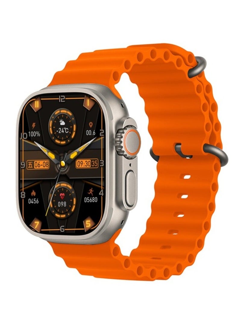 HW Smart WATCH Ultra Health Fitness Tracker Sport Watch  +addition Replacement Band 49MM-Multicolour - Image 5