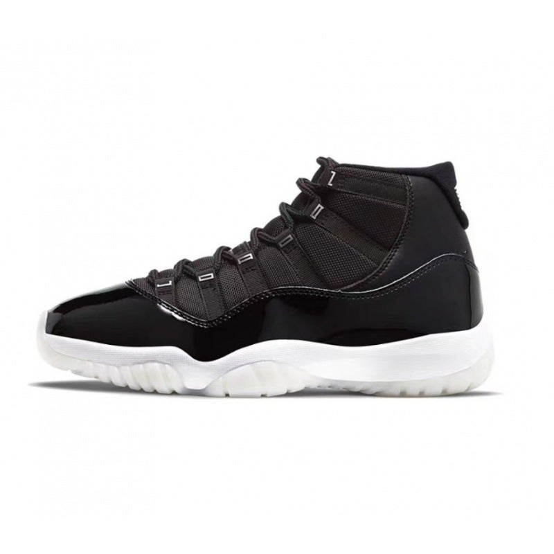 Putian Company-Level Version Of Aj11 Big Devil Bugs Bunny Classic Baby'S Breath Kang Buckle Black And White High And Low Basketball Shoes - Image 1