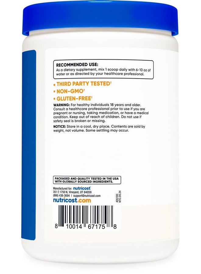 Nutricost Inositol Powder 1LB (454 Grams) - Gluten Free, Non-GMO - Image 4