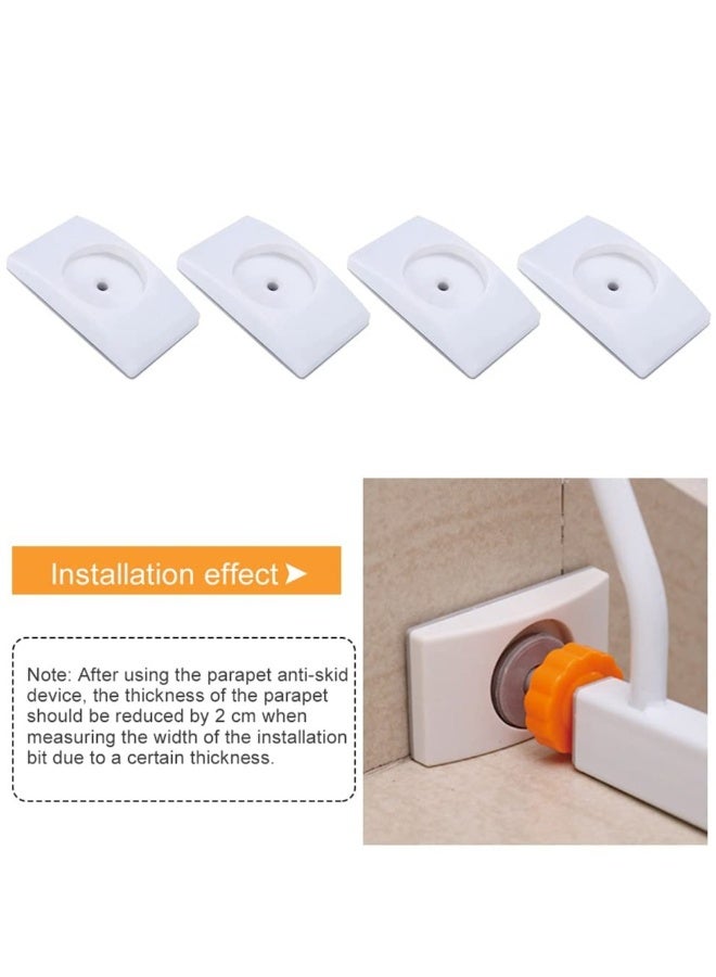 4 PCS Pack Baby Safety Gate Wall Protector, Protect Walls u0026 Doorways for Pet u0026 Dog Gates, Wall Saver for Pressure Mounted Gate Protect Walls, Stairs, Door Frame - Image 5