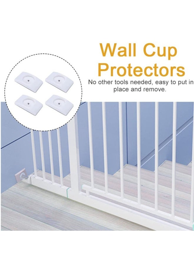 4 PCS Pack Baby Safety Gate Wall Protector, Protect Walls u0026 Doorways for Pet u0026 Dog Gates, Wall Saver for Pressure Mounted Gate Protect Walls, Stairs, Door Frame - Image 3