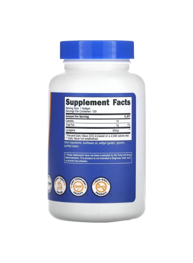 Nutricost, Lycopene, 50 mg, 120 Softgels - Image 2