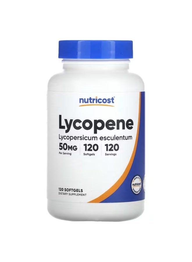Nutricost, Lycopene, 50 mg, 120 Softgels - Image 1