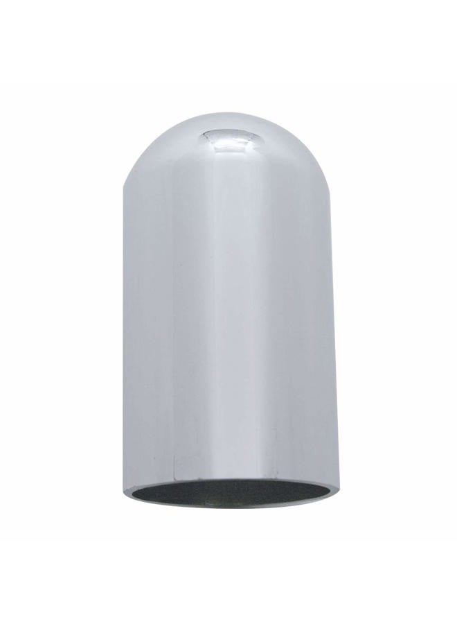 United Pacific 33mm by 3-3/4 inch Thread-on Dome Nut Cover, Chrome Colored - 10 pack, Model 10563 - Image 1