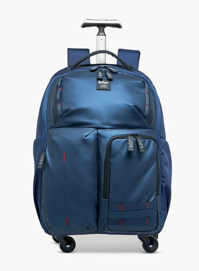 Lee Cooper Solid School Trolley Bag For Kids 13 Years+ With Retractable Handle