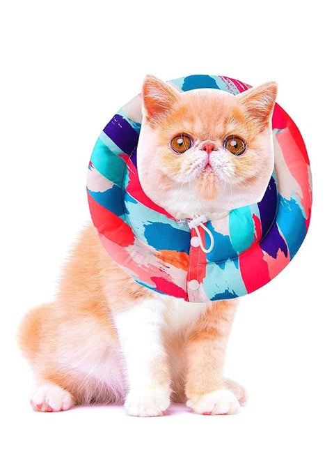 Adjustable Cat Cone Collar Soft, Cute Cat Recovery Collar, Cat Cones After Surgery Cat Pillow, Cute Decoration for Kittens