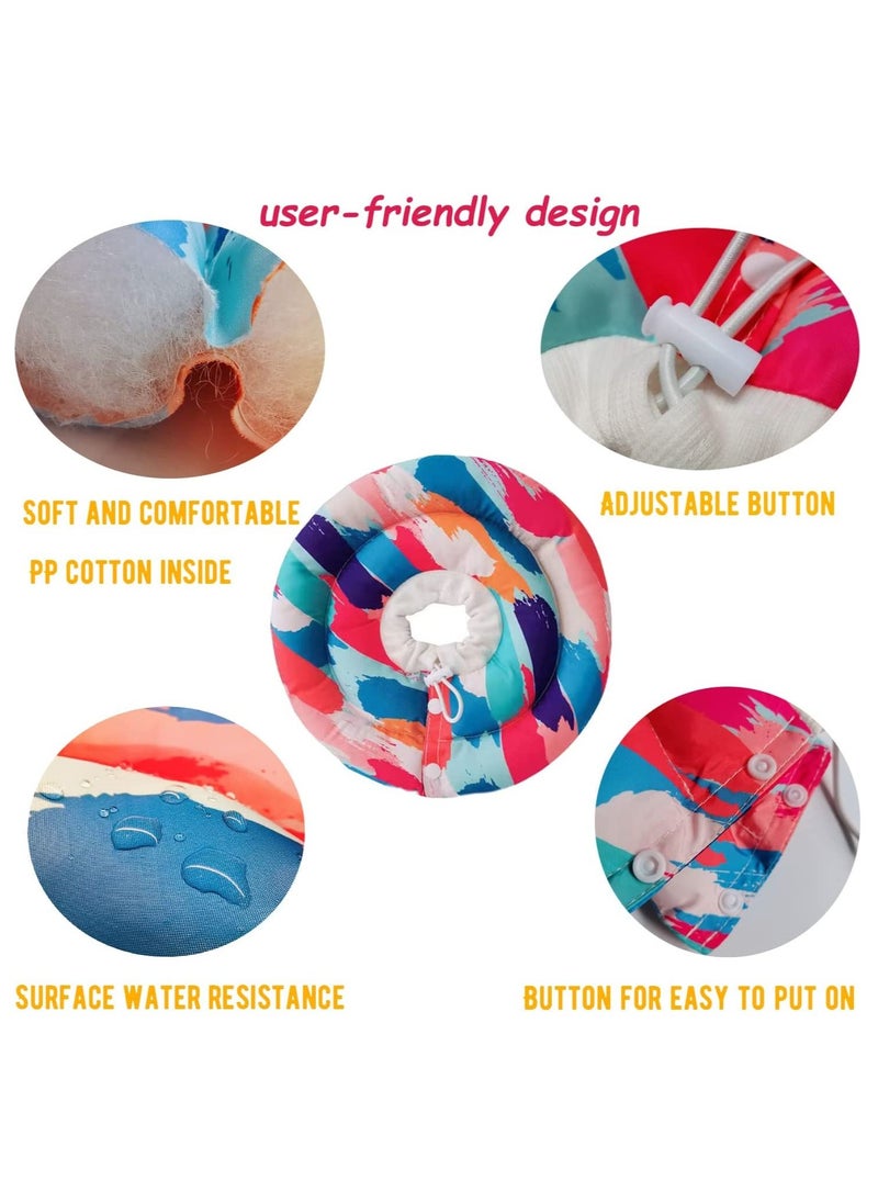 KASTWAVE - Adjustable Cat Cone Collar Soft, Cute Cat Recovery Collar, Cat Cones After Surgery Cat Pillow, Cute Decoration for Kittens - Image 1