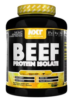 NXT Nutrition Beef Protein Isolate Zero Dairy Lemonade Flavour 60 Servings 1800g 