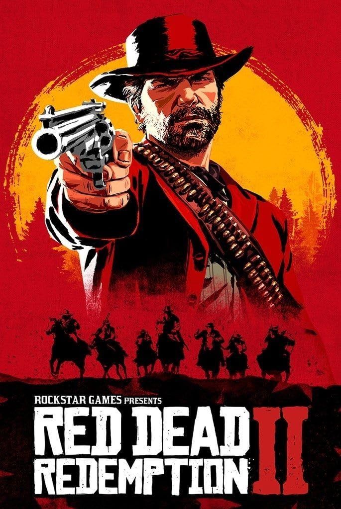 Moment Prints Red Dead Redemption 2 Video Game Posters 13x19 Inch | 300 GSM Paper | Decorate Your Gaming Space | Rdr 2 Poster  - Image 1