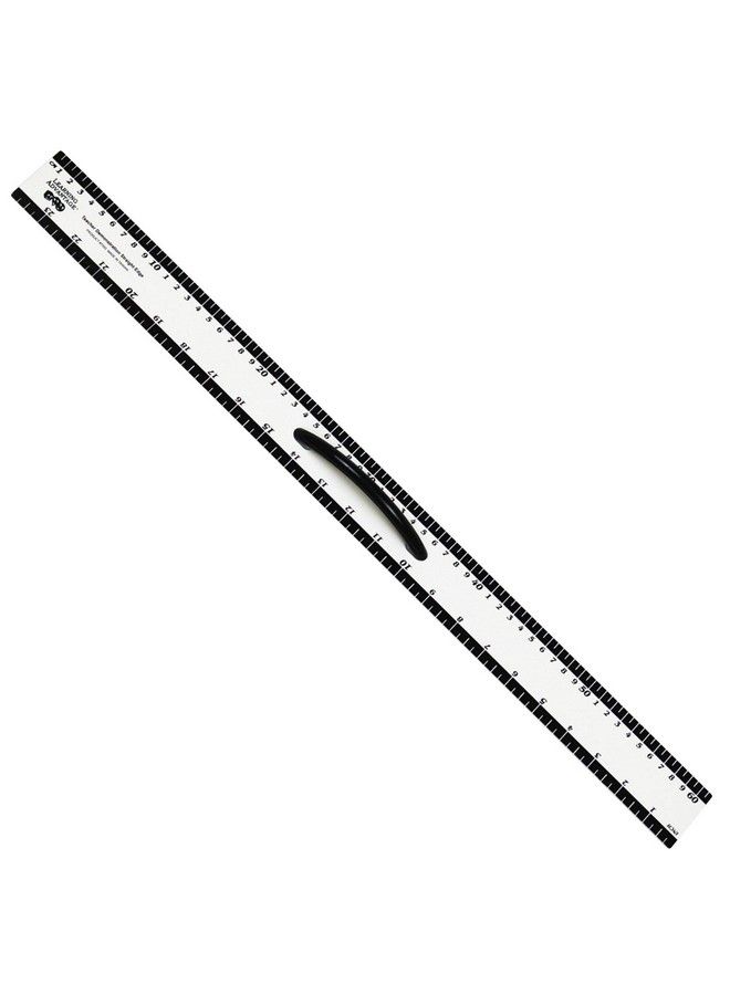 Learning Advantage Magnetic Dry Erase Straight Edge 24” Jumbo Teaching Ruler Measurement Tool For Whiteboards And Chalkboards - Image 2