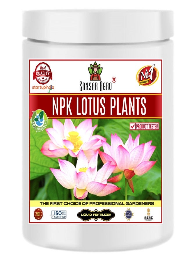 Sansar Agro سماد عضوي من نوع سانسار أغرو® NPK لنباتات اللوتس وزنابق الماء، لنمو وازدهار النباتات المائية بشكل عام. (200 غرام) - Image 1