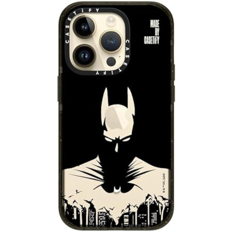 Casetify Impact iPhone 14 Pro Case 【Batman Co-Lab / 4X Military Grade Drop Tested / 8.2ft Drop Protection/Compatible with Magsafe】 - Batman Shadow - Clear Black - Image 3