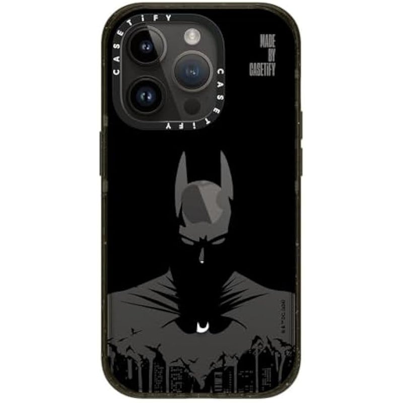 Casetify Impact iPhone 14 Pro Case 【Batman Co-Lab / 4X Military Grade Drop Tested / 8.2ft Drop Protection/Compatible with Magsafe】 - Batman Shadow - Clear Black - Image 2