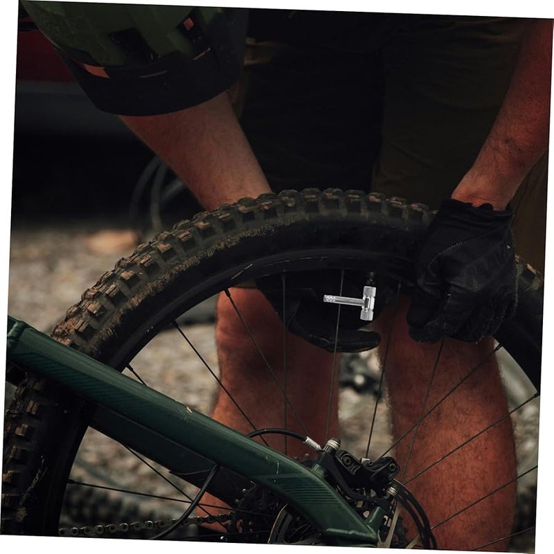 Dual Head Tire Inflator Chuck T Type Air Compressor Attachment for Motorcycle Electric Bike - Image 3