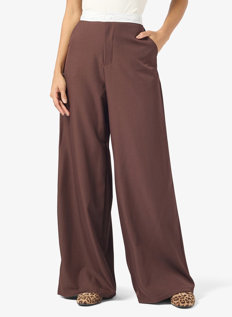 جينجر طقم بليزر وبنطلون بقصة واسعة - Image 4