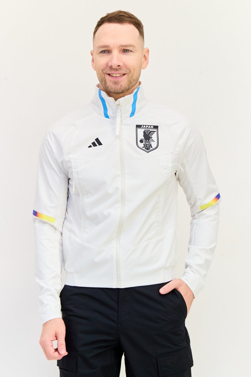 Adidas Men Sportswear Fit Japan Game Day Anthem Football Jacket, White  - Image 1