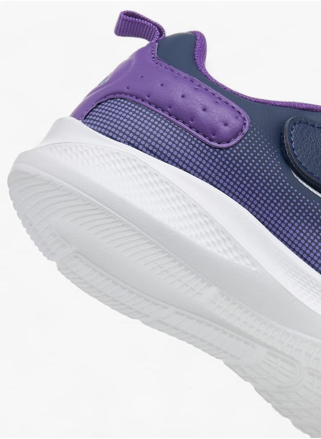 Kappa Boys Logo Detail Sports Shoes With Hook And Loop Closure  - Image 5