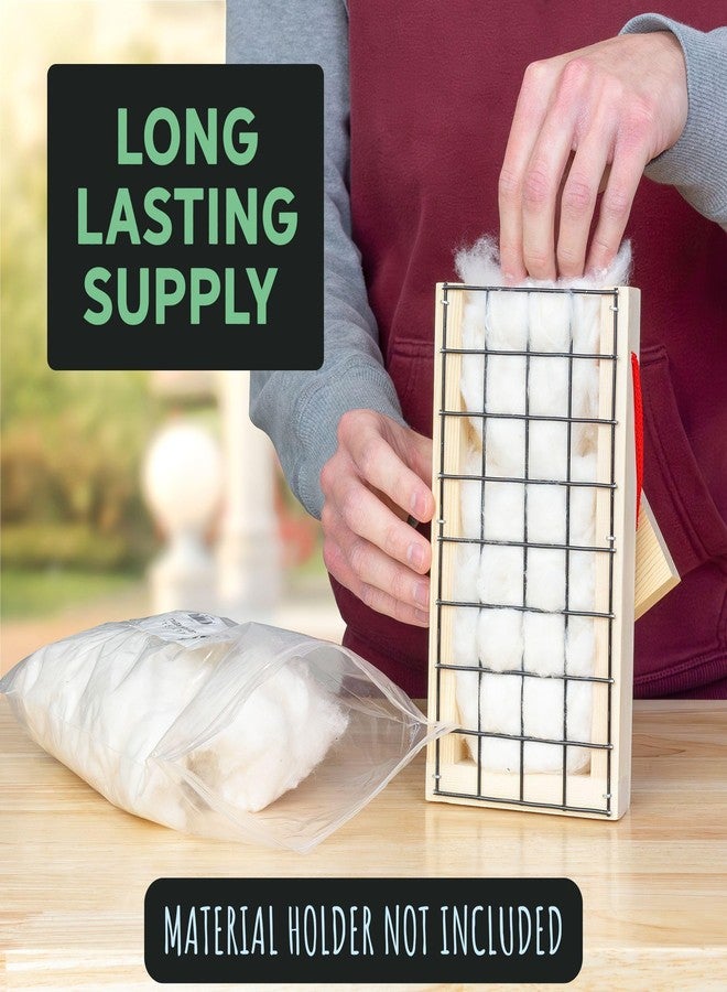 Uncle Dunkels Replacement Cotton for Bird Nest Material Holder, All-Natural Bag to Refill Hanging Bird Nest Material Dispenser - Image 3