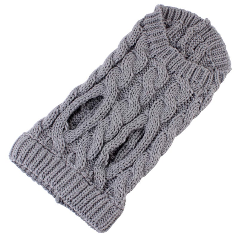 Winmany Pet Dog Turtleneck Knitting Sweater Coat Winter Warmer Thickening Pullover Knitwear Crochet Coat Clothes for Small Medium Dog Cat - Image 3