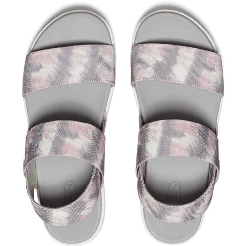 Keen صنادل ويدج مفتوحة الأصابع للنساء من كين إيل باكستراپ كاجوال، لون فاون تاي داي/ستار وايت، 7.5 - Image 5