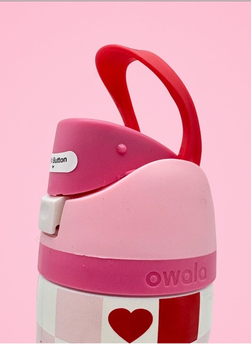 Owala - 32 Oz. Owala FreeSip Stainless Steel Water Bottle in Rose pink - Image 1
