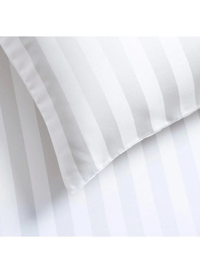 Sleep Night Soft Hotel Stripe Pillow Size 45 X 70 cm, Breathable Soft Microfiber Filling Pillows for Neck Pain, Back Side and Stomach Sleepers - Image 3