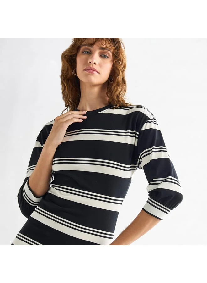 Splash FAV Striped Knit Dress